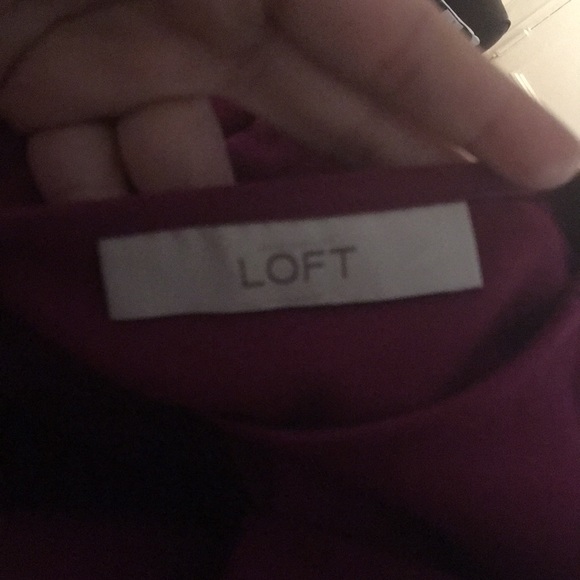 LOFT dress Raspberry A line - Picture 4 of 4